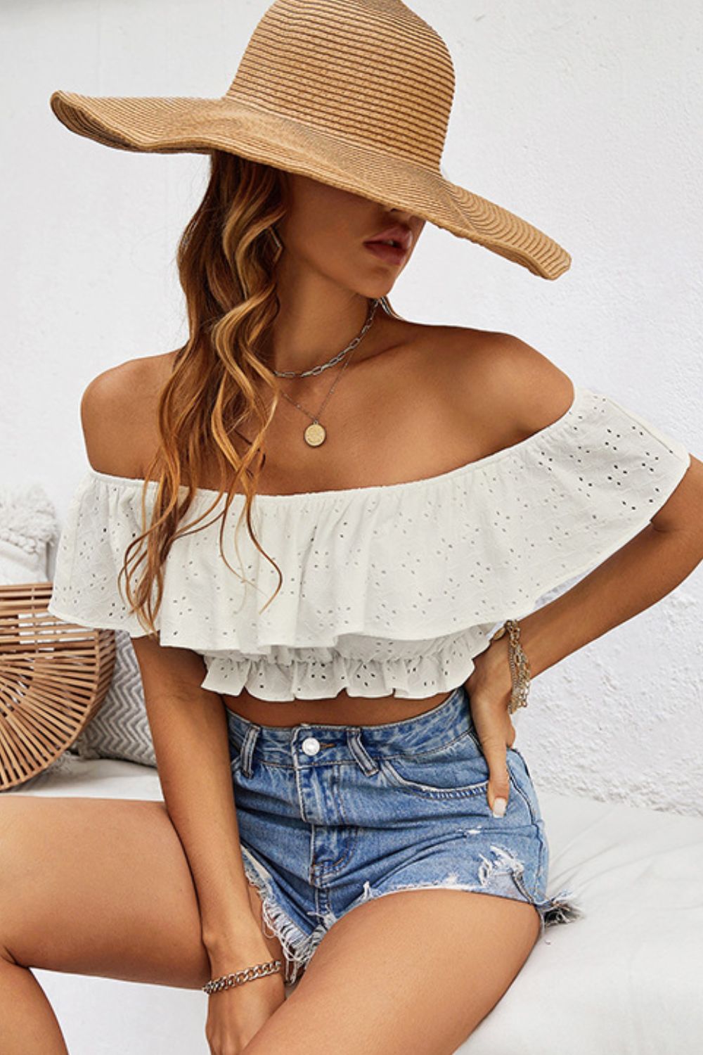 Daisy Cropped Blouse