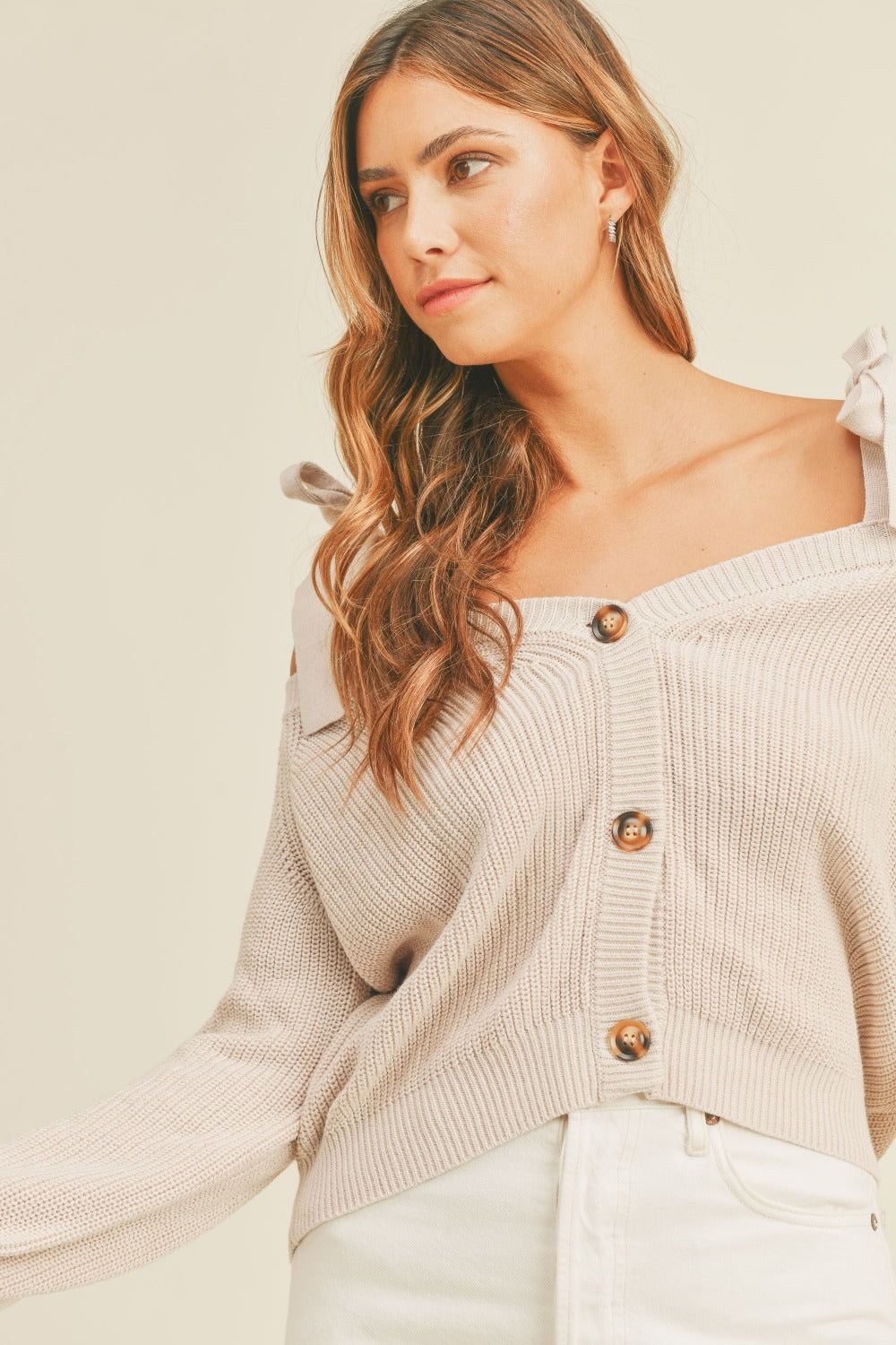 Meredith Button Down Sweater