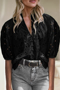 Eyelet Button Shirt