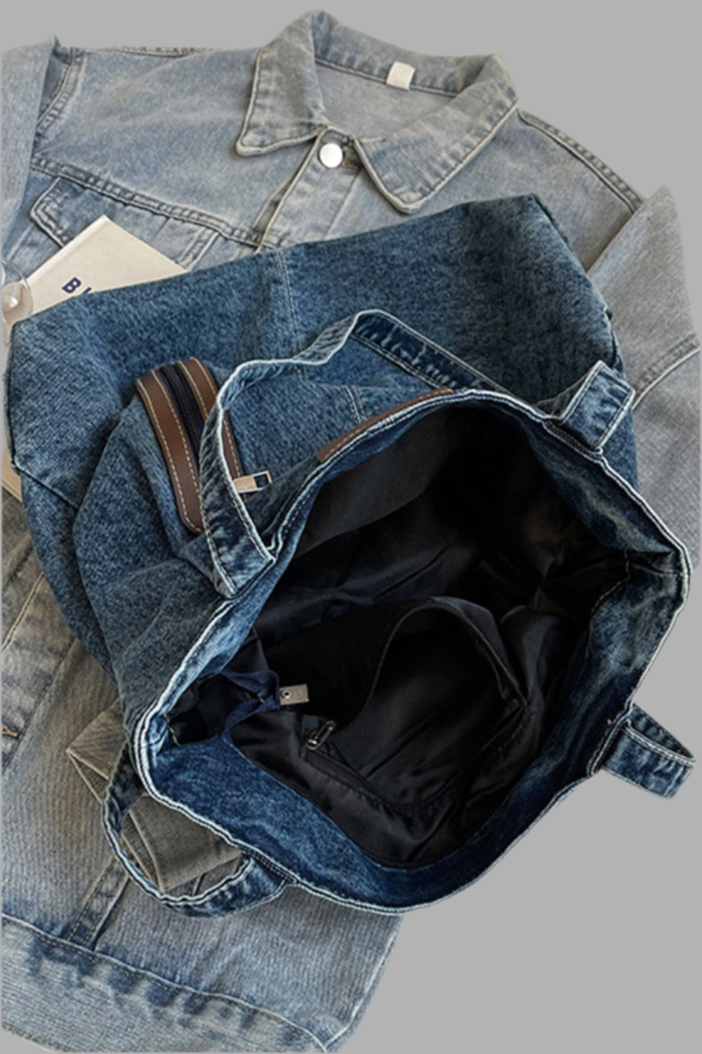 Retro Denim Tote