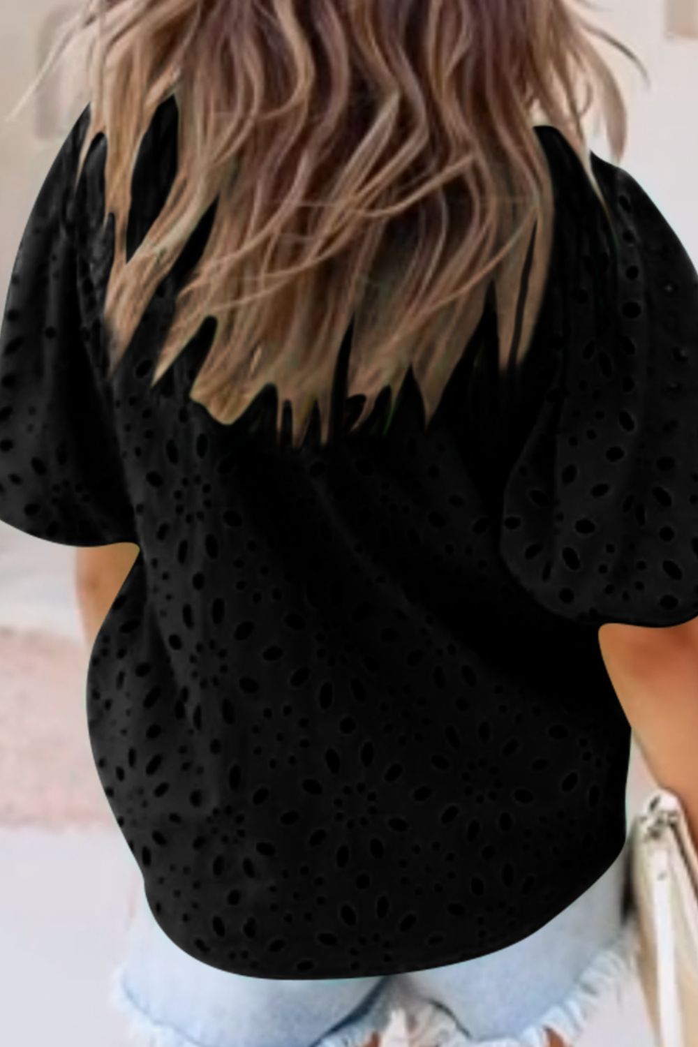 Eyelet Button Shirt