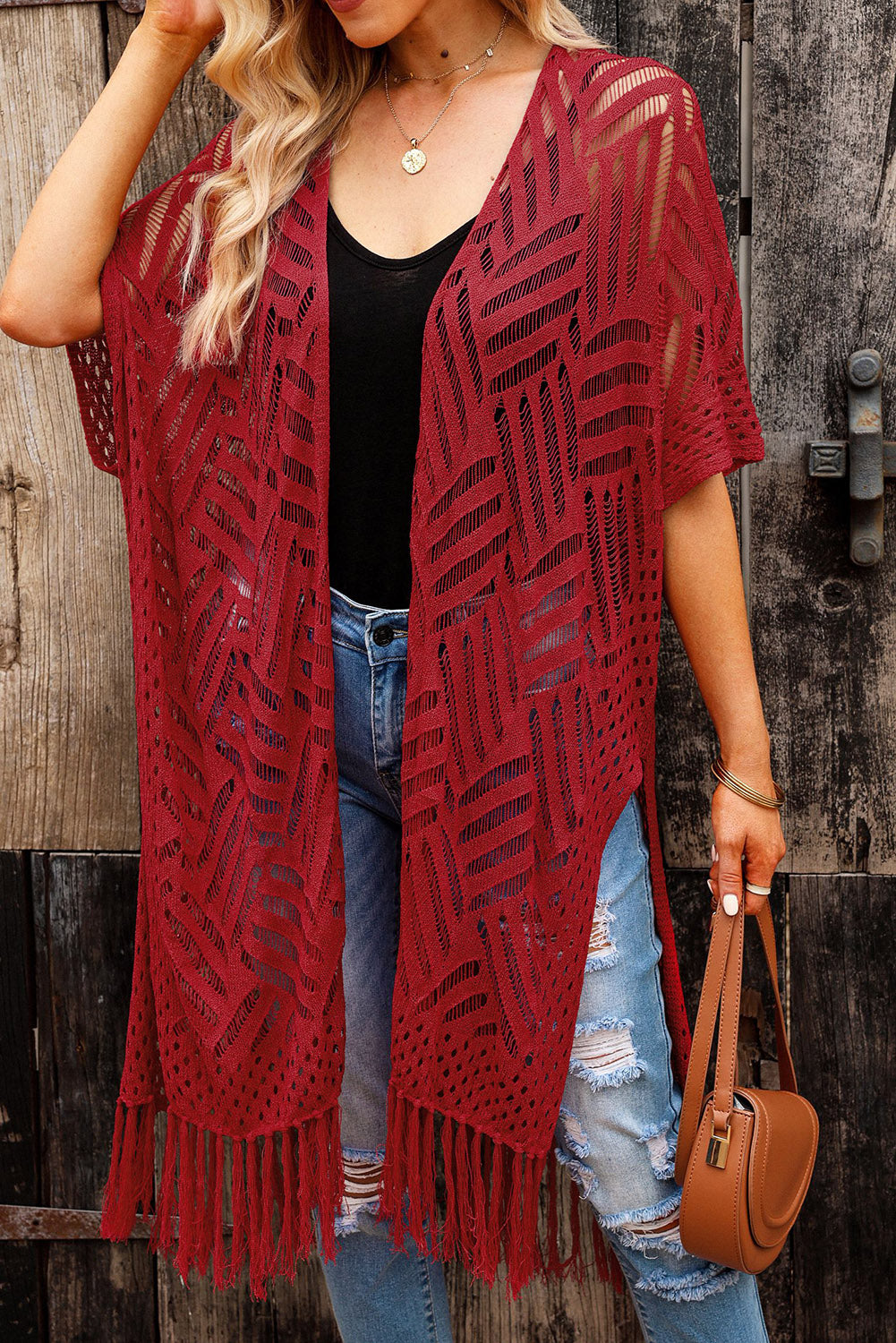 Ming Fringe  Duster