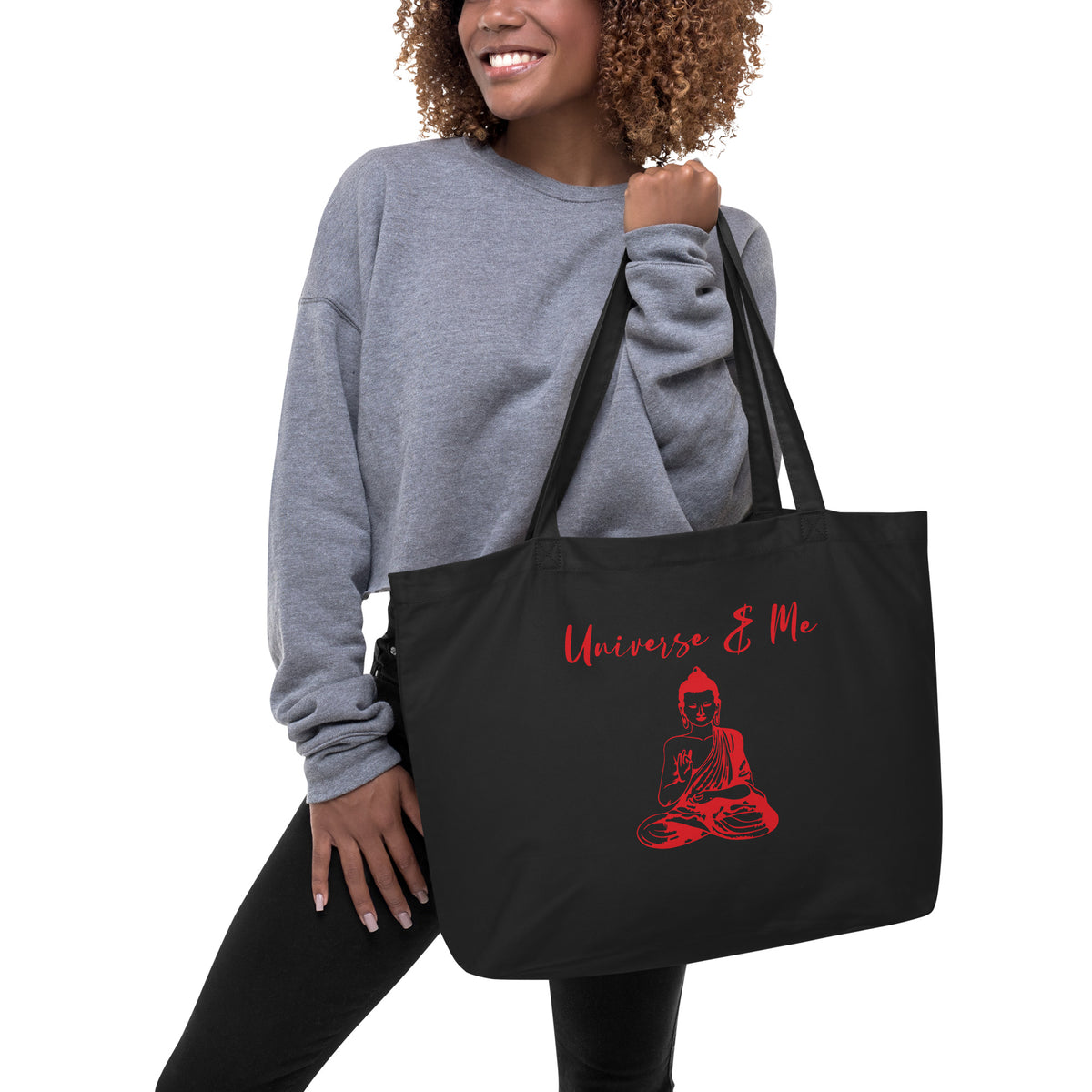 Red Universe &Me Tote