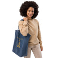 Golden Universe & Me Denim Tote