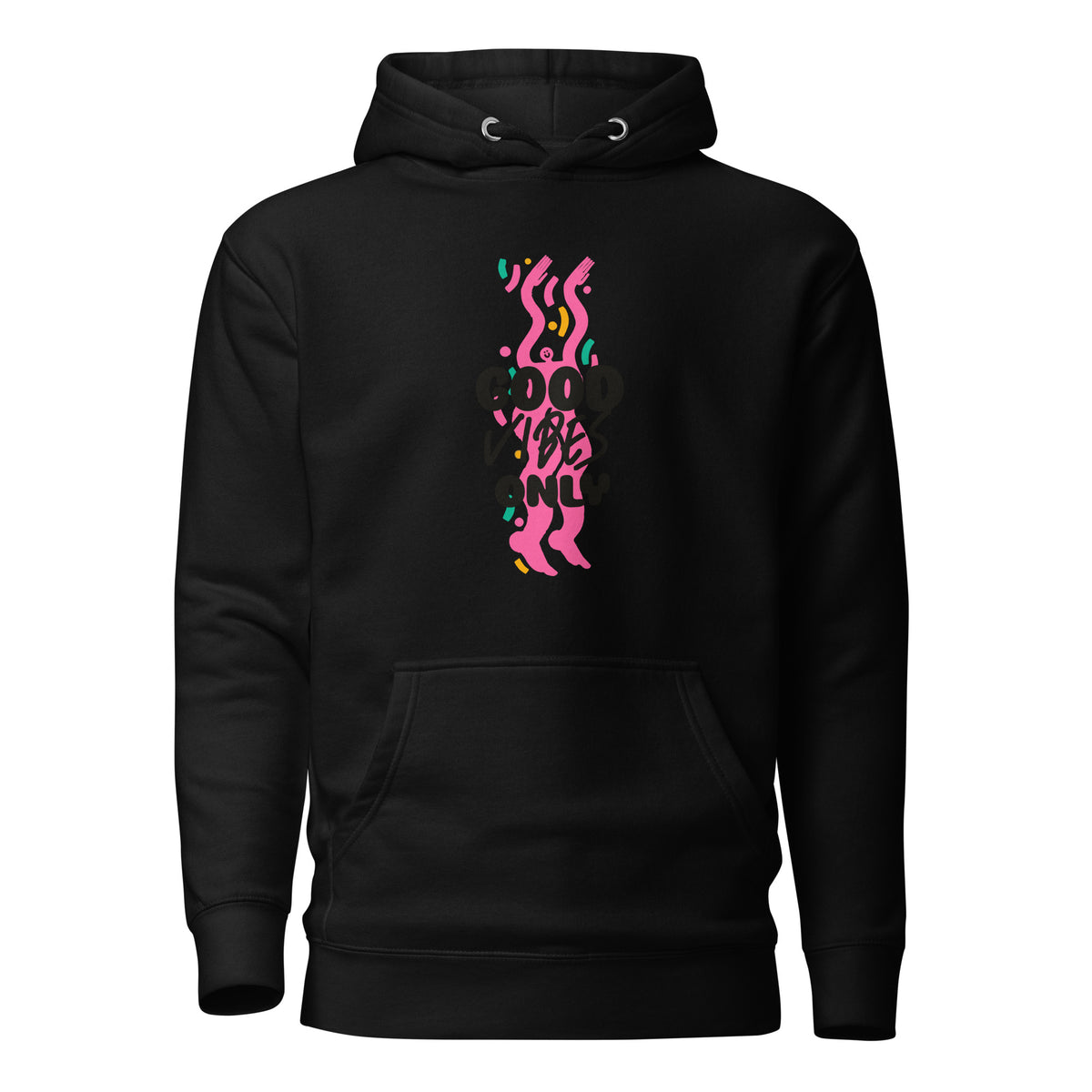 Retro Black  GVO  Hoodie