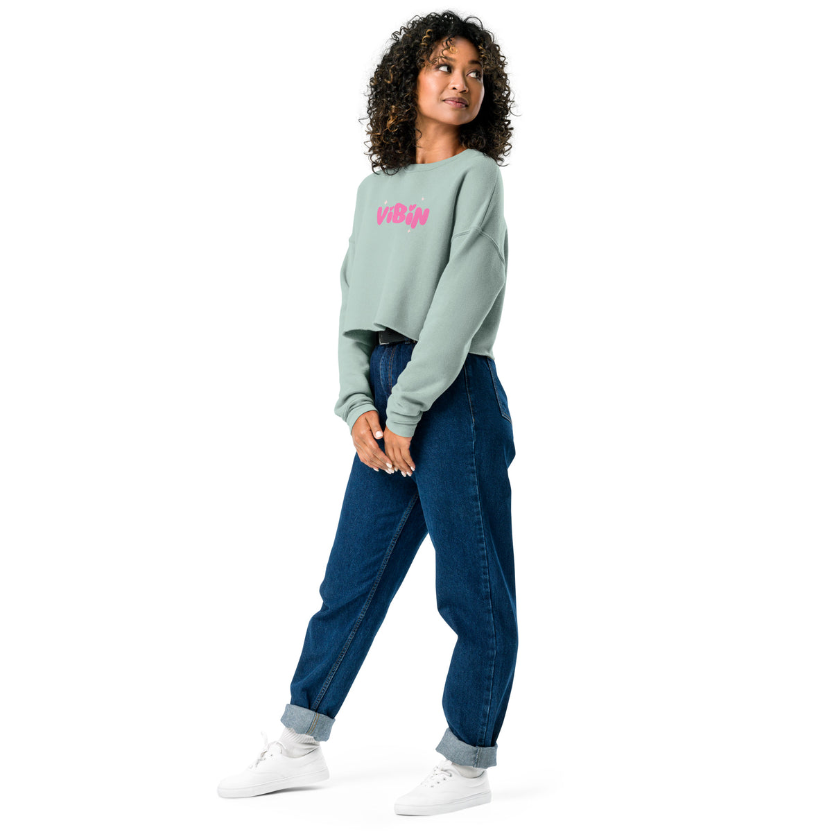 Vibin Crop Sweatshirt