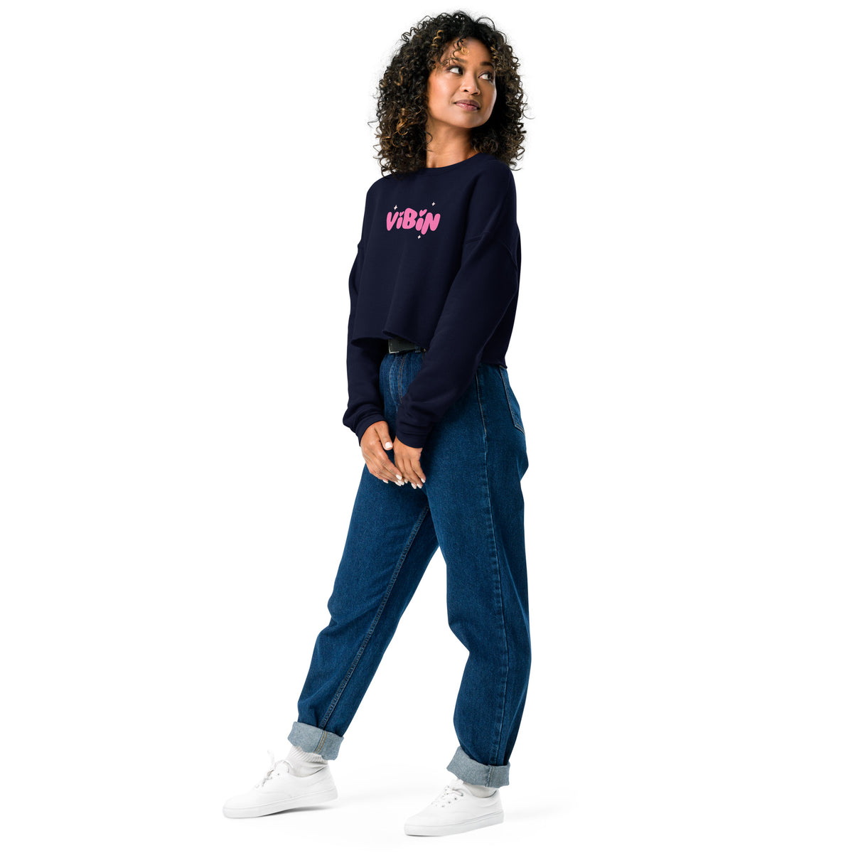 Vibin Crop Sweatshirt