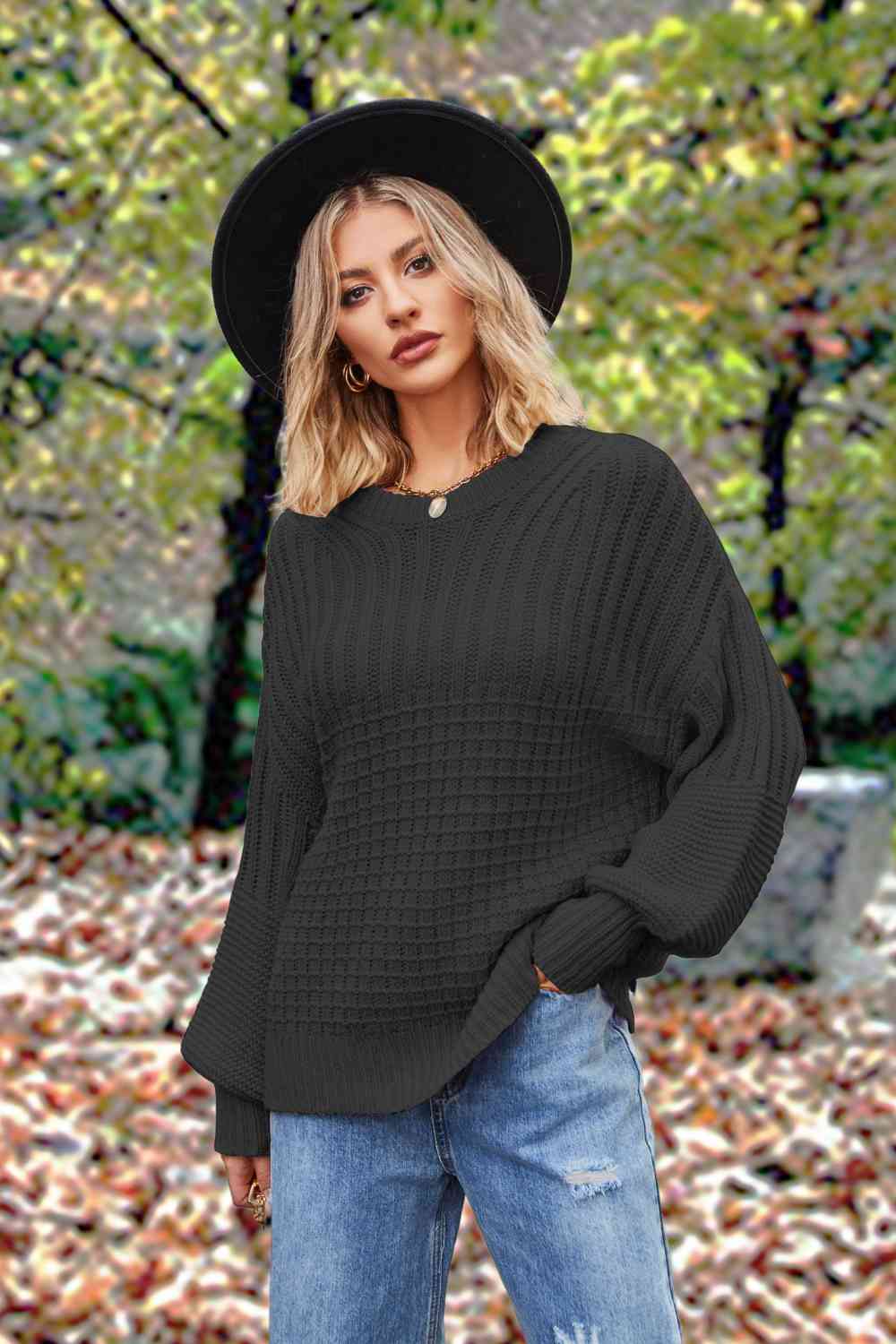 Lantern Sleeve Sweater