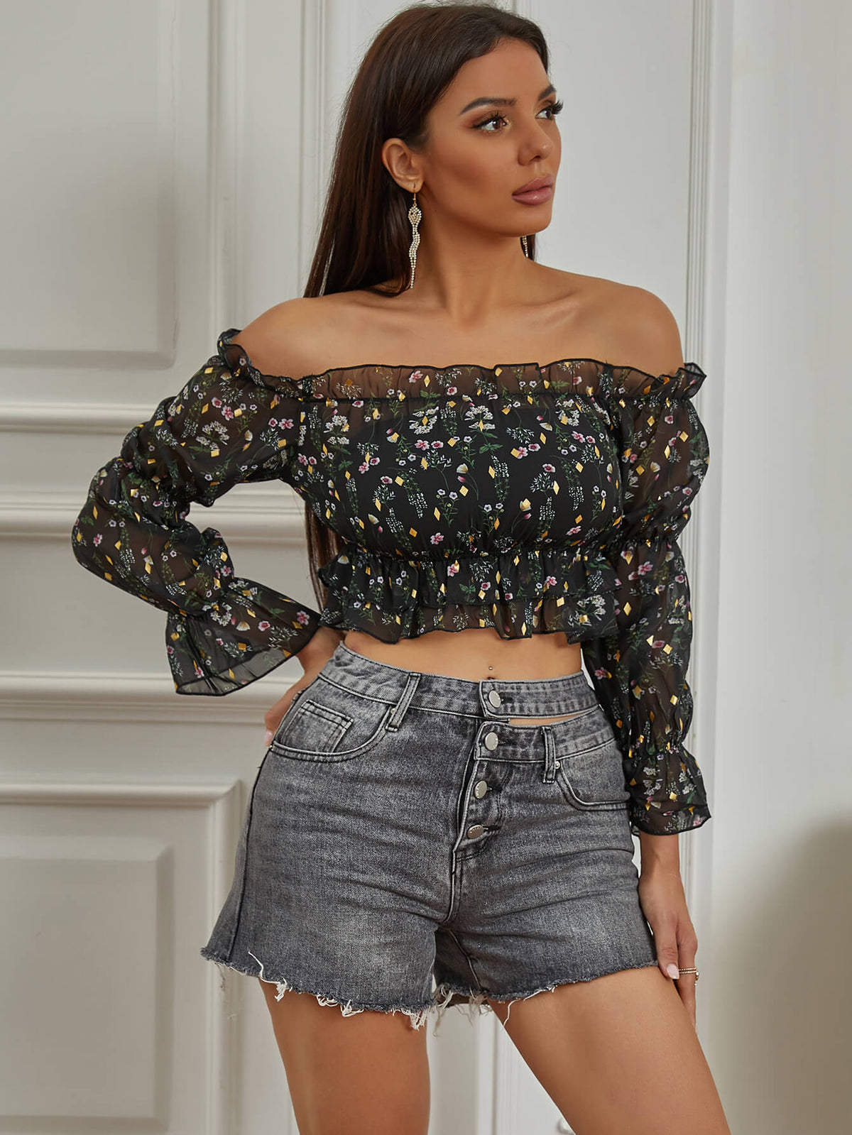 Floral Crop Top