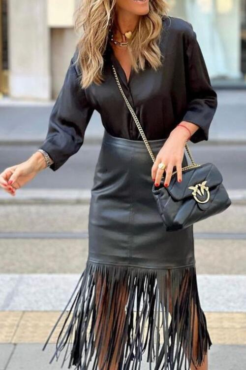 Selina Fringe Skirt