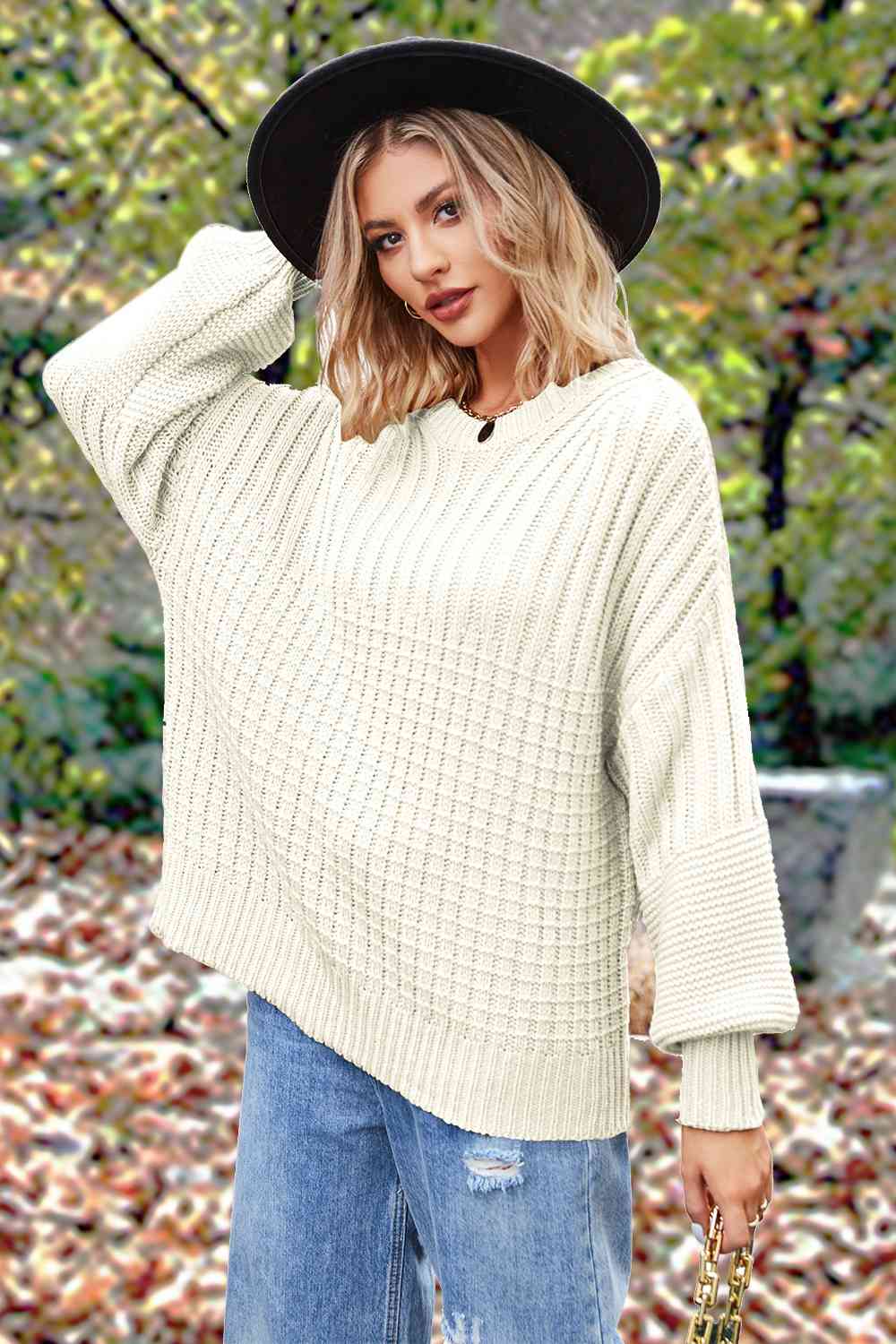 Lantern Sleeve Sweater