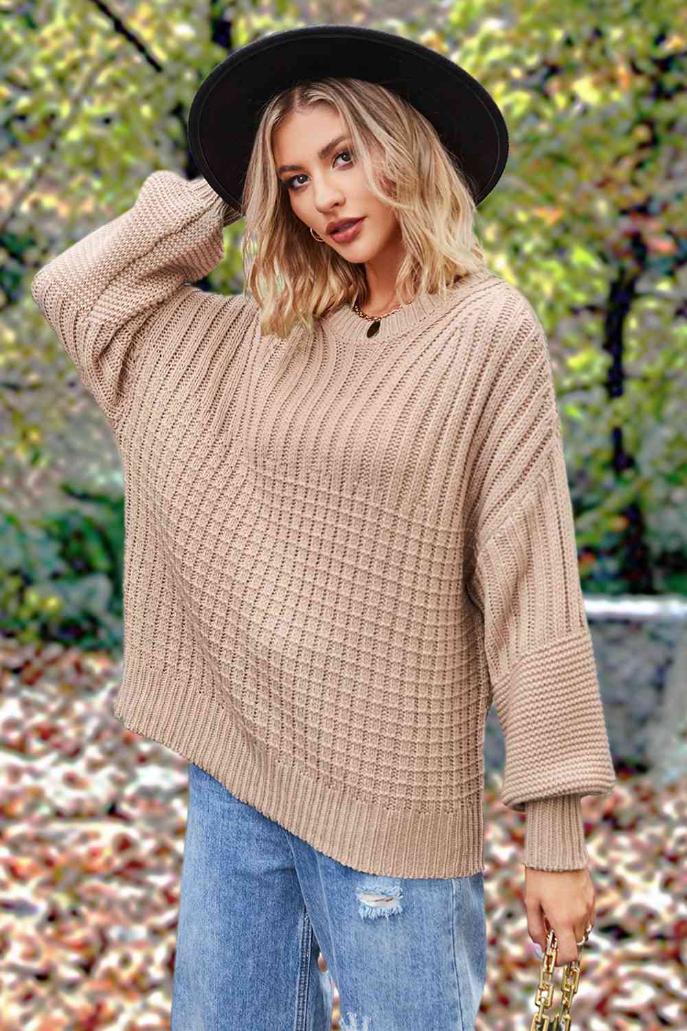 Lantern Sleeve Sweater