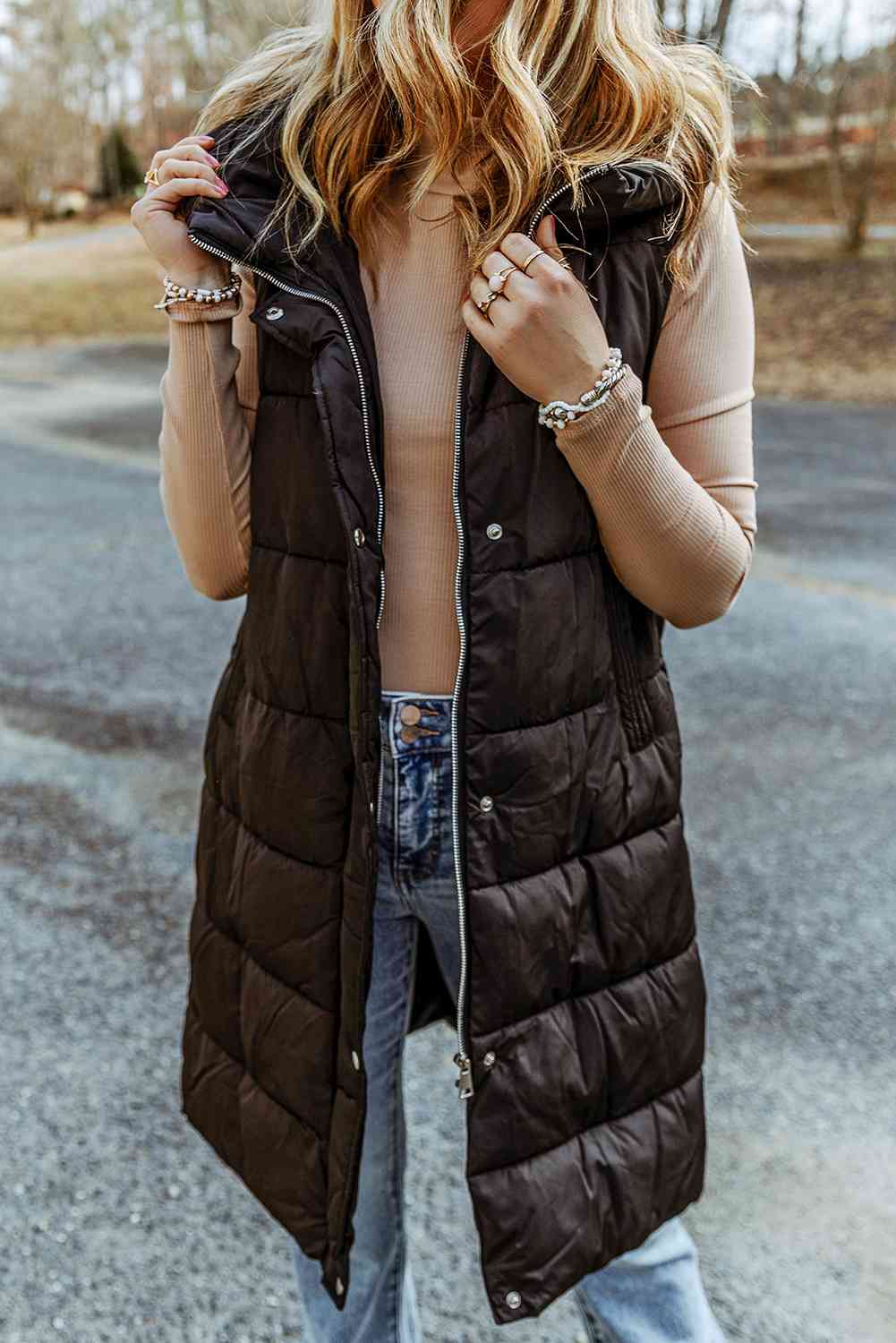 Sleeveless Puffer Vest